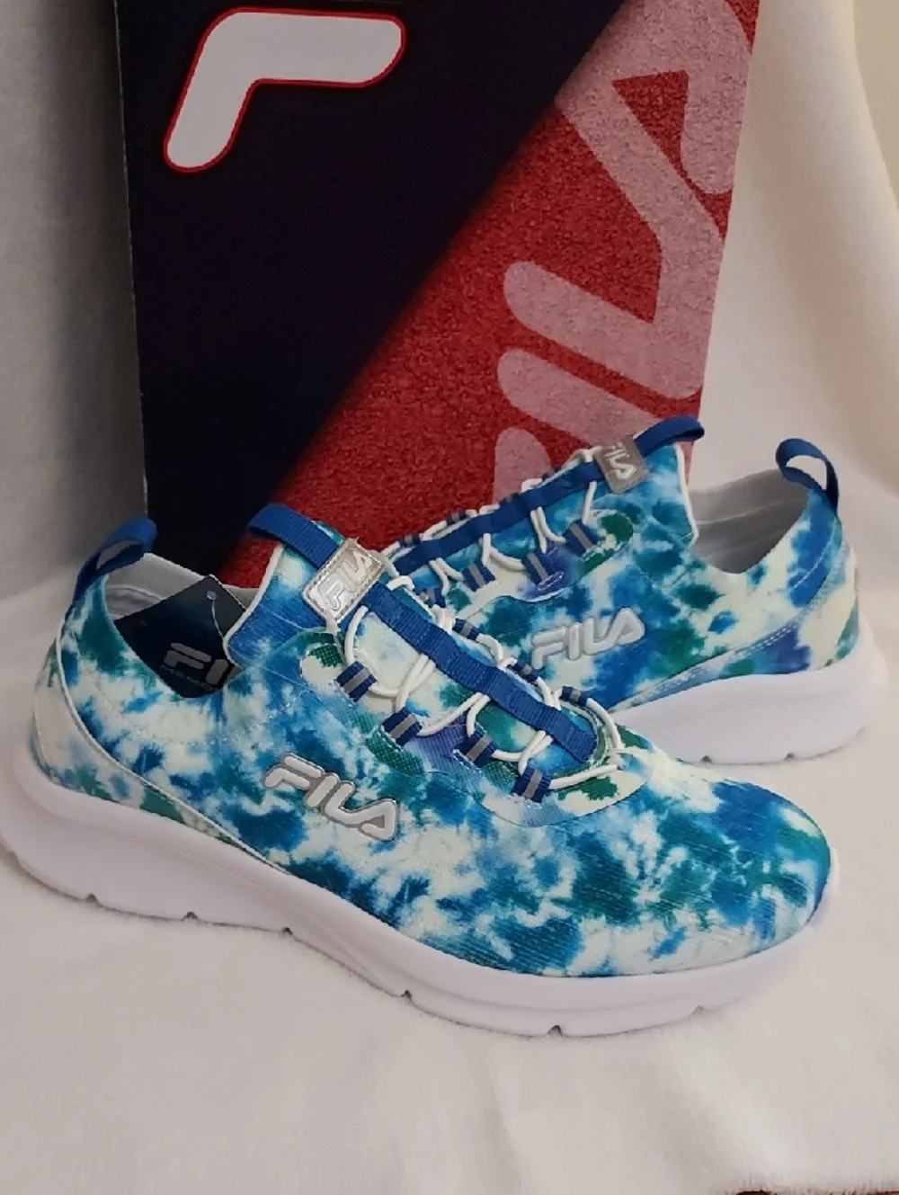Fila Womens Memory Skyway 2.0 Tie Dye Sneakers - Picture 5 of 16